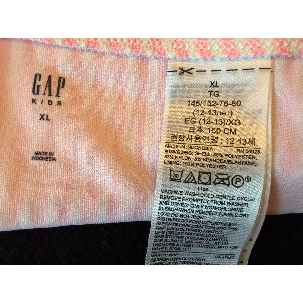 Bright Pink And White Gap Kids Swimsuit Size XL 14/16